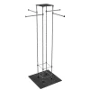 Kleiderständer^DecoWoerner Abhängeständer LOFT, 85 - 145 Cm Hoch schwarz