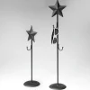 Weihnachtssterne^DecoWoerner Accessoires-Ständer Stern, 2 Stück schwarz