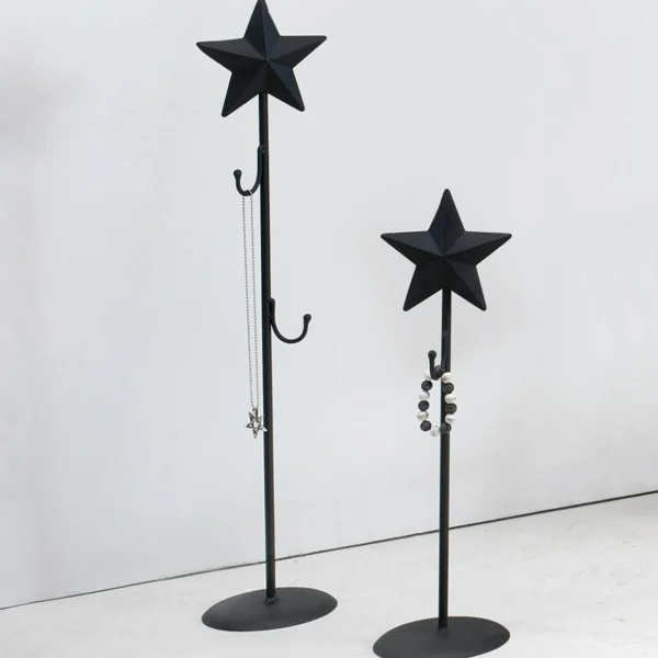 Weihnachtssterne^DecoWoerner Accessoires-Ständer Stern, 2 Stück schwarz