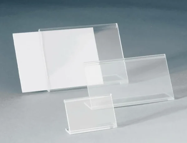 Preisauszeichnung^DecoWoerner Acryl-L-Aufsteller Quer, 52 X 34 Mm transparent