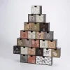 Weihnachtsfiguren^DecoWoerner Adventskalender Baum 6 X 37 X 44 Cm Holz Und Papier mehrfarbig