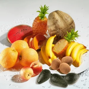Obst & Früchte^DecoWoerner Ananas Lebensmittel-Attrappe 24 Cm gelb