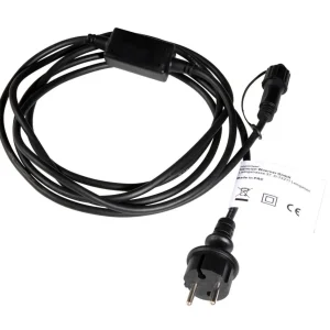 Weihnachtsbeleuchtung^DecoWoerner Anschlusskabel IP44 Für LED-Produkte System IP67, Schwarz