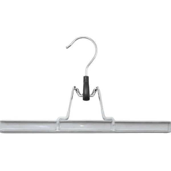 Kleiderbügel^DecoWoerner Anti-Rutsch-Klemmbügel 26 Cm, , 1 Pack à 10 Stück silber