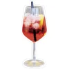 Themen-Deko^DecoWoerner Aperol Spritz Cocktail Display 20 X 50 Cm orange