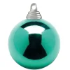 Weihnachtskugeln^DecoWoerner Aquae, Glänzende Weihnachtskugeln Aus Schwer Entflammbarem Kunststoff, 6 Cm Ø – 24 Stück grün