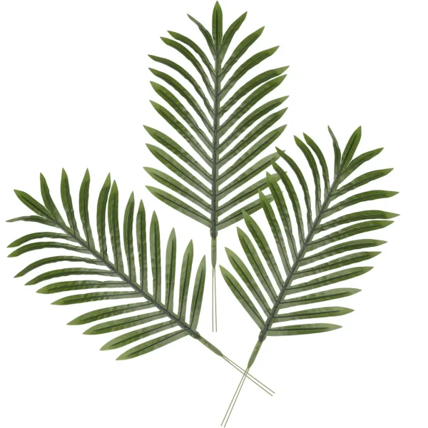 Kunstbäume | Blätter^DecoWoerner Areca-Kunstpalmen-Blatt, Pack à 3 Stück grün
