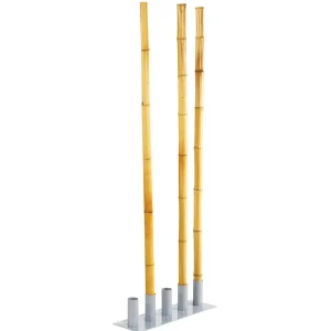 Naturdeko | Themen-Deko^DecoWoerner Bambusstangen Natur, 180 Cm 3 Stück Beige