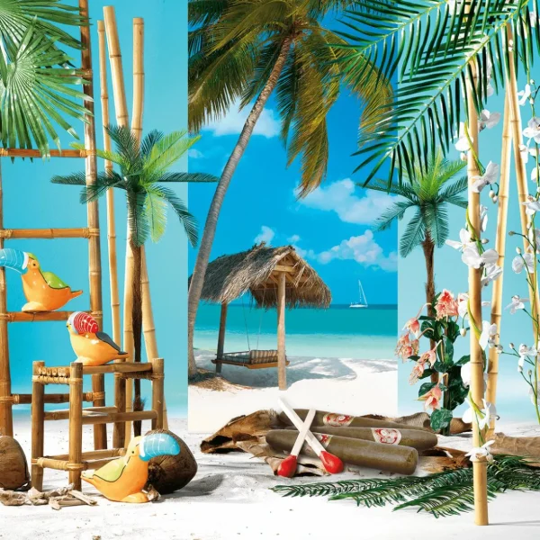 Naturdeko | Themen-Deko^DecoWoerner Bambusstangen Natur, 180 Cm 3 Stück Beige