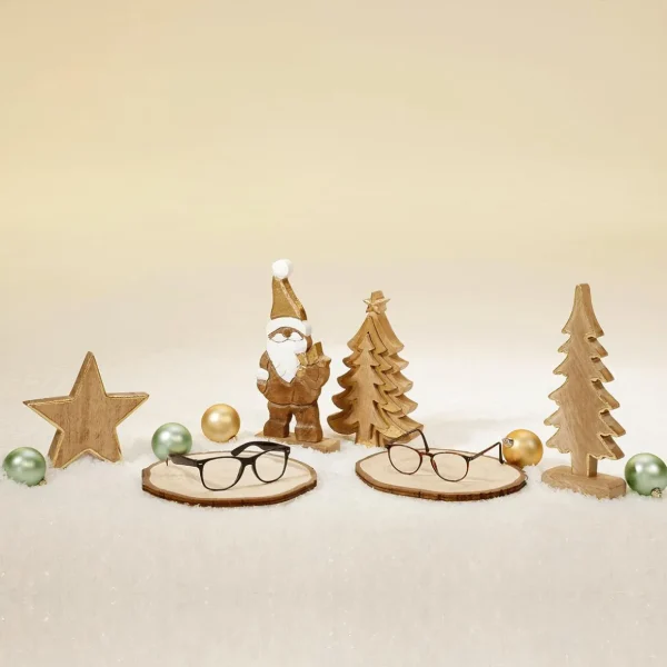 Herbstdeko | Weihnachtsfiguren^DecoWoerner Baum Aus Mangoholz 30 X 12 X 5 Cm Naturholz