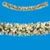 Weihnachtsgirlanden^DecoWoerner Beflockte Tannengirlande Mit LED IP 20, 270 Cm weiß