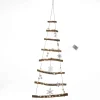 Weihnachtsfiguren^DecoWoerner Beleuchteter Holzbaum-Hänger Mit Batterie, 100 Cm Lang Naturholz