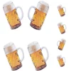 Themen-Deko^DecoWoerner Bierkrug-Display Kette 100 X14 Cm Beidseitig Bedruckt Oktoberfest-Dekoration gelb