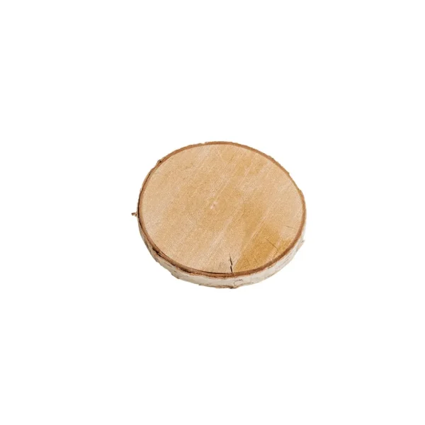 Naturdeko | Winterdeko^DecoWoerner Birkenscheibe 3er Set 16 & 15 Cm Ø X 2 Cm Stärke Naturholz