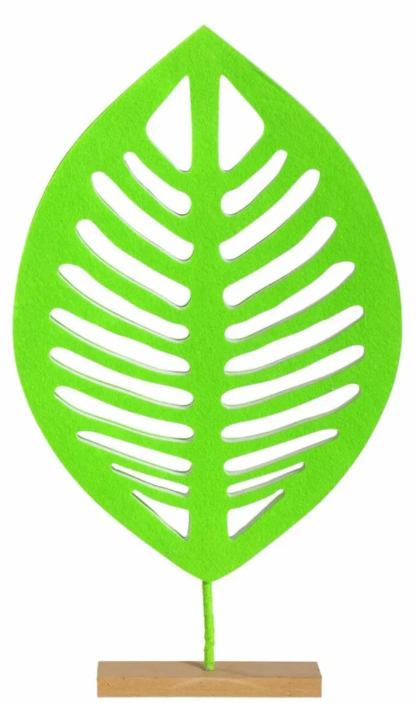 Sommerdeko^DecoWoerner Blatt-Aufsteller Hell, 60 Cm Hoch grün