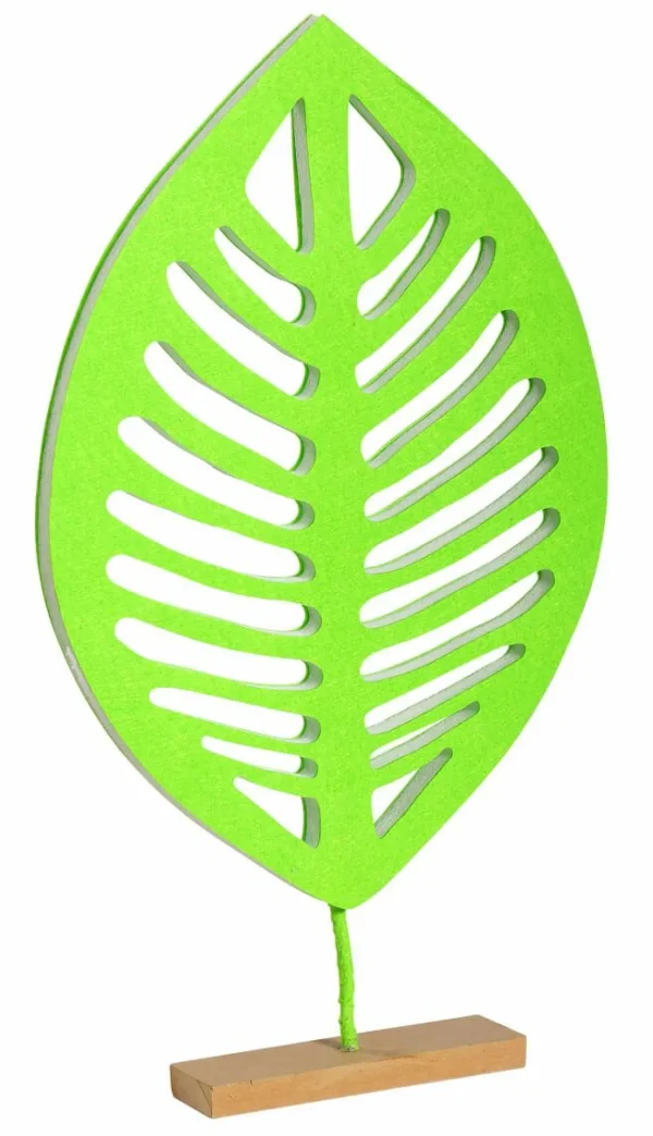 Sommerdeko^DecoWoerner Blatt-Aufsteller Hell, 60 Cm Hoch grün