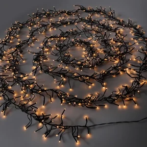 Weihnachtsbeleuchtung^DecoWoerner Blinkende LED Cluster Lichterkette Mit Timer