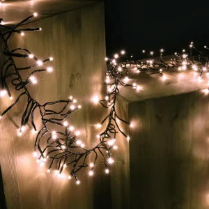 Weihnachtsbeleuchtung^DecoWoerner Blinkende LED Cluster Lichterkette Mit Timer