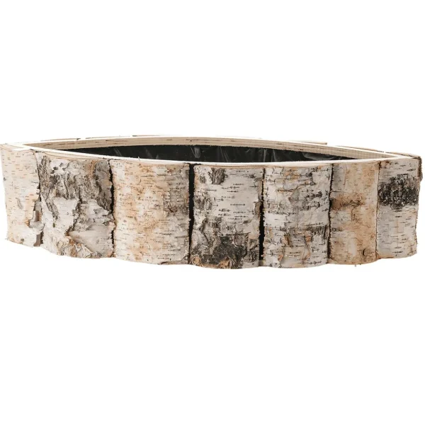 Pflanzengefäße & Dekorationshilfen^DecoWoerner Blumenschale Birke 57 Cm Naturholz