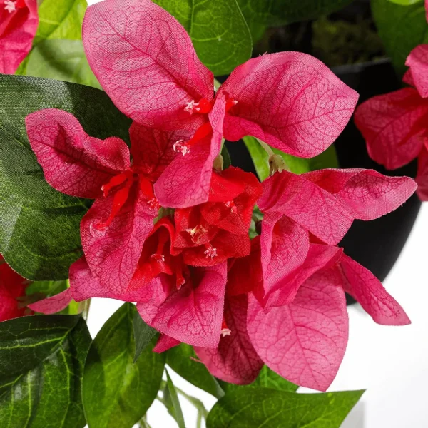 Zimmerpflanzen^DecoWoerner Bougainvillea Kunstblume Im Topf 60 Cm rosa