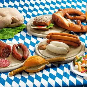 Gerichte & Fast-Food^DecoWoerner Bratwurst Im Brötchen Lebensmittel-Attrappen braun