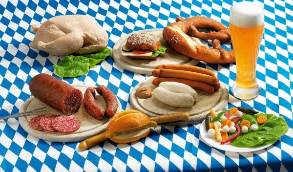 Gerichte & Fast-Food^DecoWoerner Bratwurst Im Brötchen Lebensmittel-Attrappen braun