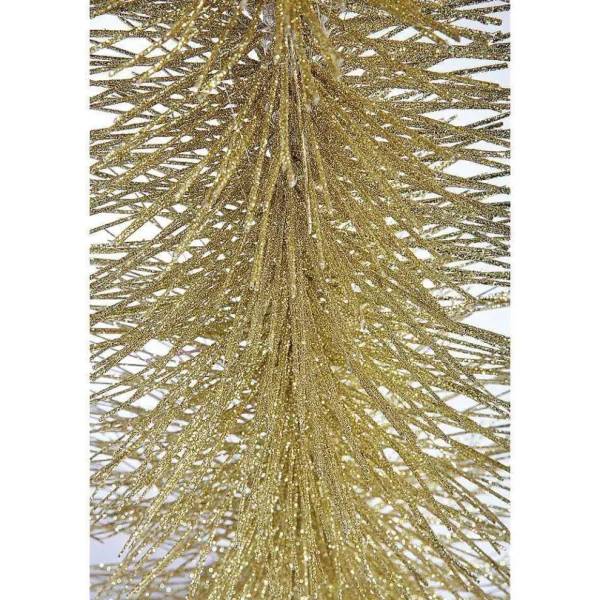 Xxl Weihnachtsdeko | Weihnachtsfiguren^DecoWoerner Bürsten-Baum, 120 Cm gold