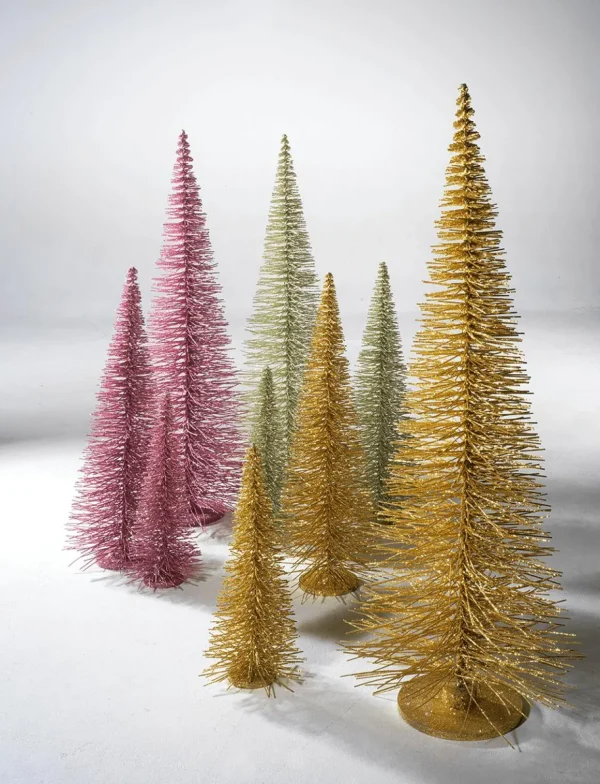 Weihnachtsfiguren^DecoWoerner Bürsten-Baum, 120 Cm rosa