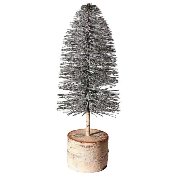 Weihnachtsfiguren^DecoWoerner Bürsten-Baum 40 Cm grün