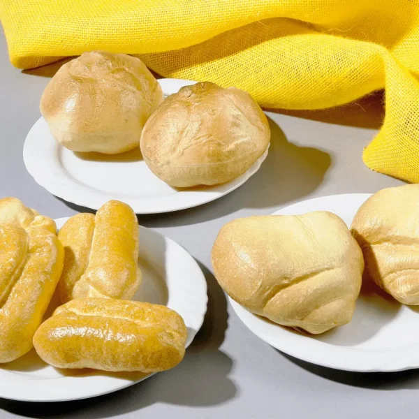 Brot & Kuchen^DecoWoerner Brötchen Sortiment Lebensmittel-Attrappe 8tlg. braun