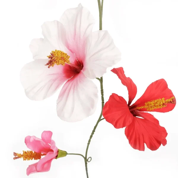 Sommerdeko | Girlanden & Ranken^DecoWoerner Bunte Künstliche Hibiskus Girlande 180 Cm mehrfarbig