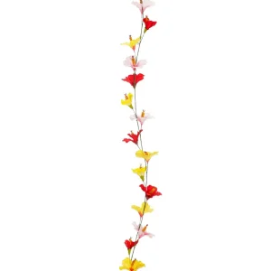 Sommerdeko | Girlanden & Ranken^DecoWoerner Bunte Künstliche Hibiskus Girlande 180 Cm mehrfarbig