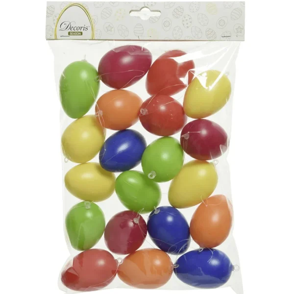 Osterdeko^DecoWoerner Bunte Ostereier Zum Aufhängen 20 Stück mehrfarbig