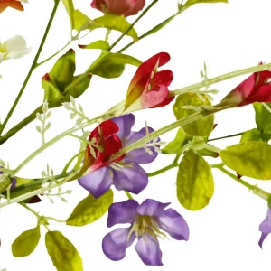 Äste & Zweige^DecoWoerner Bunter Blüten-Mix-Zweig 85 Cm mehrfarbig
