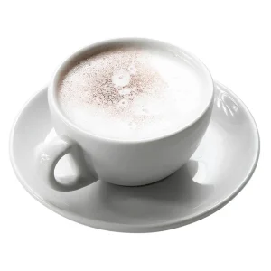 Getränke^DecoWoerner Cappuccino Lebensmittel-Attrappe 20 Cm Ø weiß
