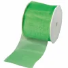 Geschenkband^DecoWoerner Chiffonband 70 Mm, 25 M, Frühlings grün