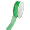 Geschenkband^DecoWoerner Chiffonband 25 Mm, 25 M, Frühlings grün