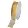 Geschenkband^DecoWoerner Chiffonband 25 Mm, 25 M, gold
