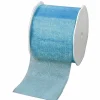 Geschenkband^DecoWoerner Chiffonband 70 Mm, 25 M, Hell blau
