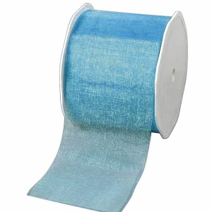 Geschenkband^DecoWoerner Chiffonband 70 Mm, 25 M, Hell blau