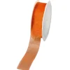 Geschenkband^DecoWoerner Chiffonband 25 Mm, 25 M, orange