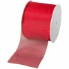 Geschenkband^DecoWoerner Chiffonband 70 Mm, 25 M, rot