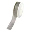 Geschenkband^DecoWoerner Chiffonband 25 Mm, 25 M, silber