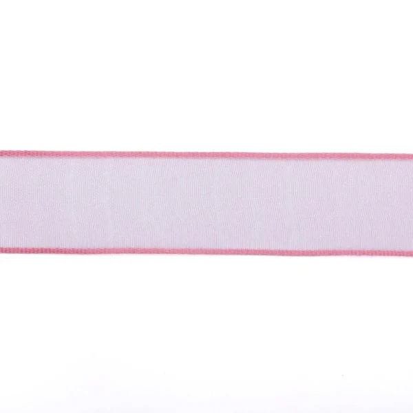 Geschenkband^DecoWoerner Chiffonband Mit Draht Pink 25 Mm Breit, 20 M rosa