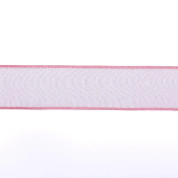 Geschenkband^DecoWoerner Chiffonband Mit Draht Pink 40 Mm Breit, 20 M rosa