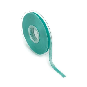 Geschenkband^DecoWoerner Chiffonband Mit Webkante 6mm X 50m Türkis blau