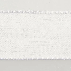 Geschenkband^DecoWoerner Chiffonband Mit Webkante 15mm X 50m weiß