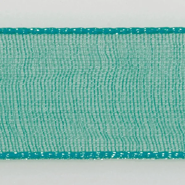 Geschenkband^DecoWoerner Chiffonband Mit Webkante 6mm X 50m Türkis blau