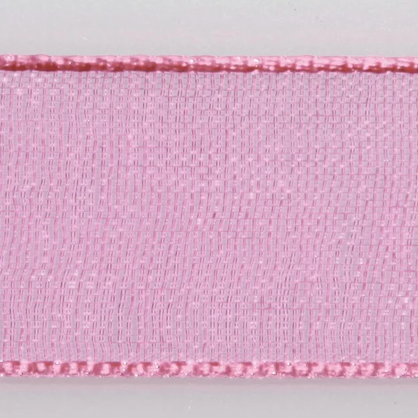 Geschenkband^DecoWoerner Chiffonband Mit Webkante 25mm X 50m rosa