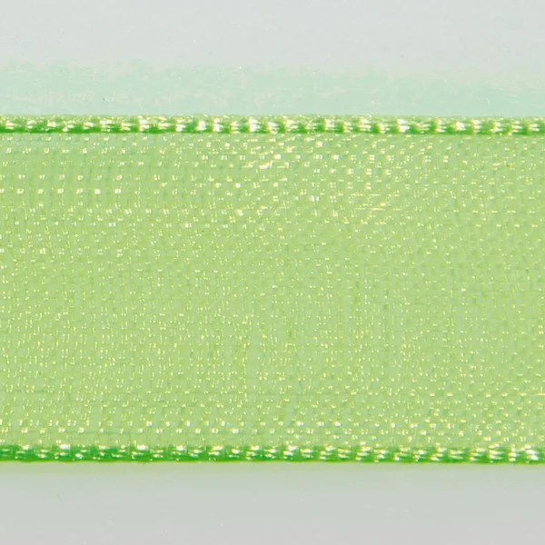 Geschenkband^DecoWoerner Chiffonband Mit Webkante 15mm X 50m grün